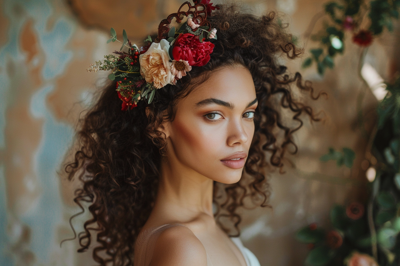 61+ Lush Wedding Hairstyles for Curly Hair to Make Your Day Special