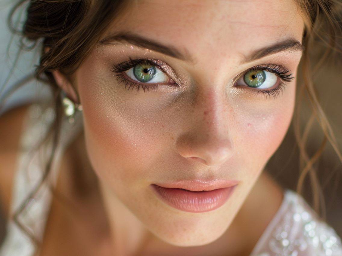 35+ Wedding Makeup Ideas for Green Eyes to Dazzle