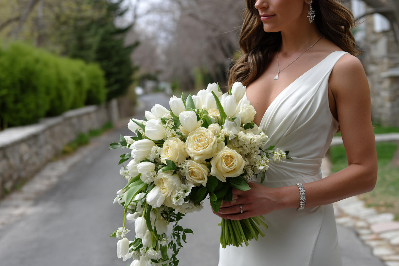 These 45+ Tulip Wedding Bouquets Are Simple Yet Stunning