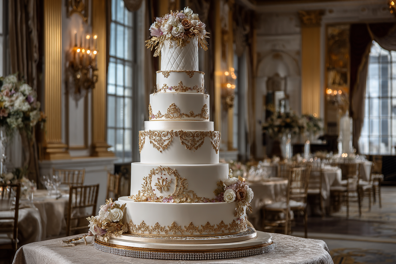 30 Royal Wedding Cake Ideas That Exude Pure Elegance
